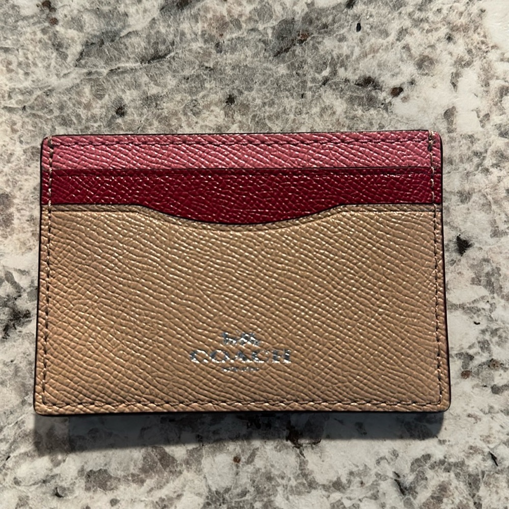 Coach card holder
